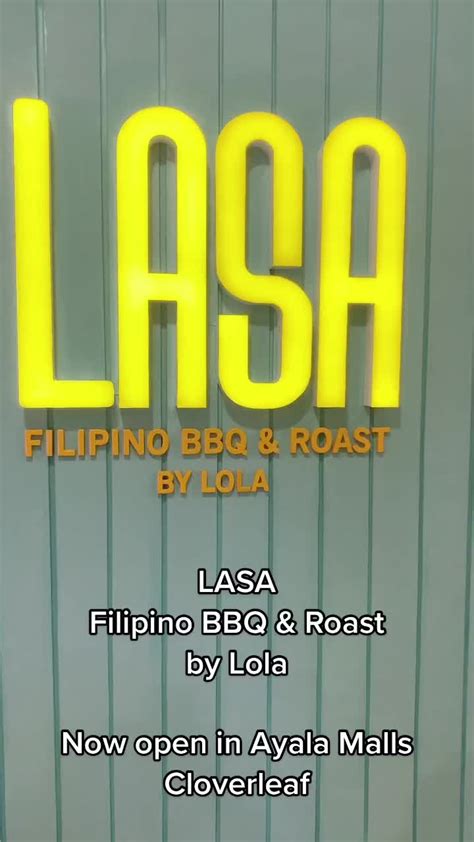 LASA BBQ is now open here at Ayala Malls Cloverleaf! Come.